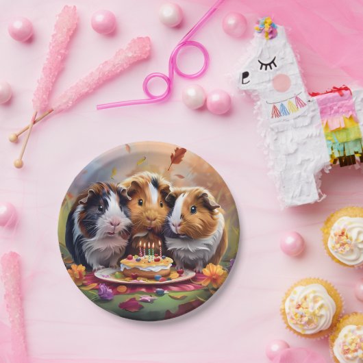 Guinea Schweine Party Pappteller (Party)