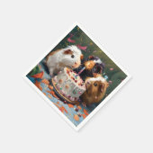 Guinea Schweine Party Serviette (Ecke)