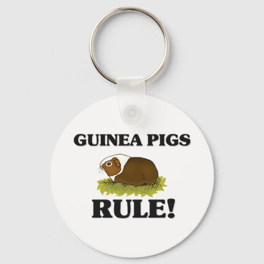 GUINEA SCHWEINE Regel! Schlüsselanhänger (Vorderseite)