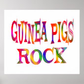 Guinea Schweine Rock Poster (Vorne)