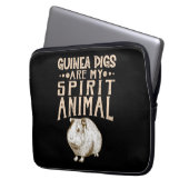 Guinea Schweine sind mein Geist Tier Laptopschutzhülle (Vorderseite Links)