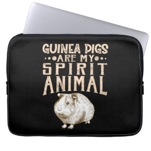 Guinea Schweine sind mein Geist Tier Laptopschutzhülle