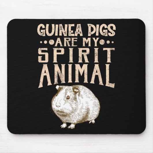 Guinea Schweine sind mein Geist Tier Mousepad (Vorne)