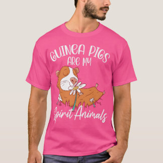 Guinea Schweine sind meine Geistiere Tierfütterung T-Shirt
