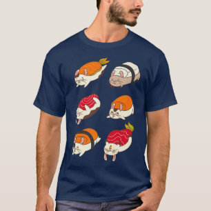 Guinea Schweine Sushi Style Animal Guinea Pig Prem T-Shirt