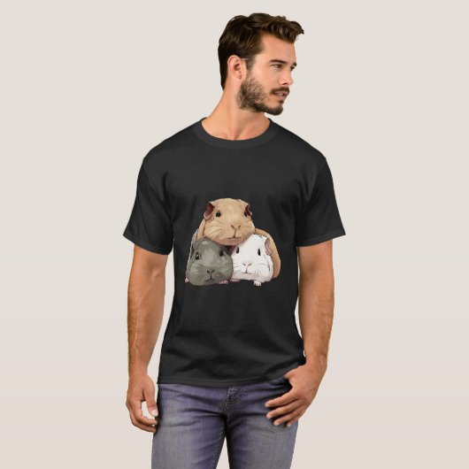 Guinea Schweine T-Shirt (Vorne ganz)