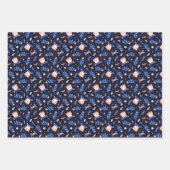 Guinea Schweine und Capybara festliche Muster Set  Geschenkpapier Set (Vorderseite)