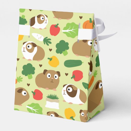 Guinea Schweine und ihre Leckereien Geschenkschachtel (Rückseite)