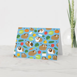 Guinea Schweine und ihre Leckereien Karte