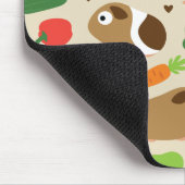 Guinea Schweine und ihre Leckereien Mousepad (Ecke)