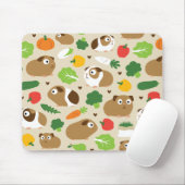 Guinea Schweine und ihre Leckereien Mousepad (Mit Mouse)