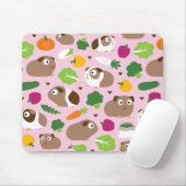 Guinea Schweine und ihre Leckereien Mousepad (Mit Mouse)