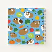 Guinea Schweine und ihre Leckereien Notizblock (Rückseite)