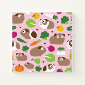 Guinea Schweine und ihre Leckereien Notizblock (Rückseite)