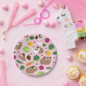 Guinea Schweine und ihre Leckereien Pappteller (Party)