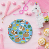 Guinea Schweine und ihre Leckereien Pappteller (Party)