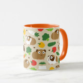 Guinea Schweine und ihre Leckereien Tasse (VorderseiteRechts)