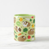 Guinea Schweine und ihre Leckereien Tasse (Zentrum)