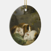 Guinea Schweine (von George Morland) Keramik Ornament (Rechts)