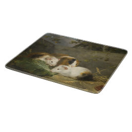 Guinea Schweine (von George Morland) Schneidebrett