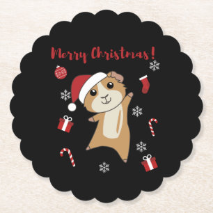 Guinea Schweine Weihnachts-Wintertiere Untersetzer