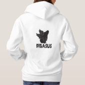 Guinea Schweinebacke "Pigasus" Hoodie (Rückseite)