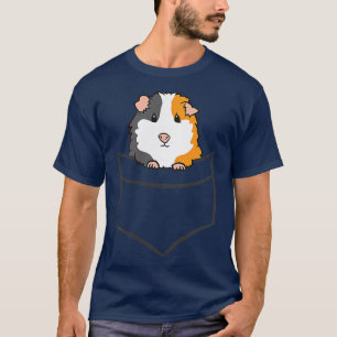 Guinea Schweinebesitzer Niedliche Pocket Guinea Pi T-Shirt
