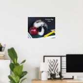 Guinea Schweinebrennposter Poster (Heimbüro)