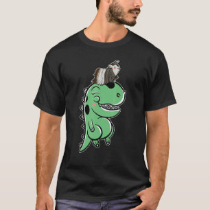 Guinea Schweinefleisch auf Dinosaurier Guinea Schw T-Shirt