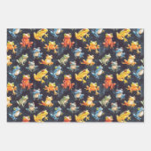 Guinea Schweinefleisch, Frosch und Fischkreide Zei Geschenkpapier Set (Vorderseite 2)