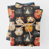 Guinea Schweinefleisch, Frosch und Fischkreide Zei Geschenkpapier Set (Beispiel)