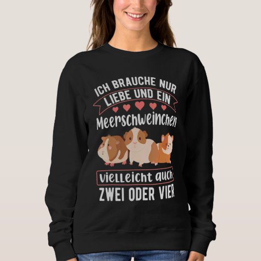 Guinea Schweinefleisch Guinea Schweinefleisch Spri Sweatshirt (Vorderseite)