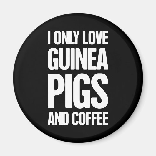 Guinea Schweinefleisch Guinea Schweinezüchter Magnet (Vorne)