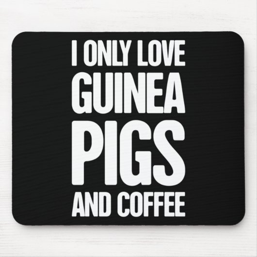Guinea Schweinefleisch Guinea Schweinezüchter Mousepad (Vorne)