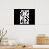 Guinea Schweinefleisch Guinea Schweinezüchter Poster (Küche)