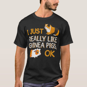 Guinea Schweinefleisch Ich mag Guinea Schwein Ei T-Shirt