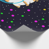 Guinea Schweinefleisch im Weltraum Einzigartiges G Geschenkpapier (Ecke)