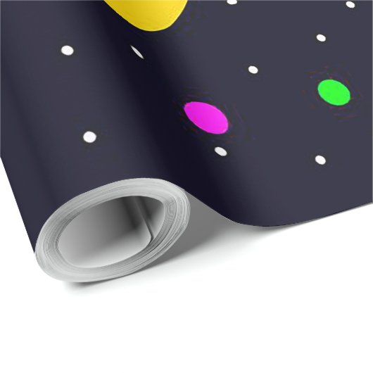 Guinea Schweinefleisch im Weltraum Einzigartiges G Geschenkpapier (Rolleneckpunkt)