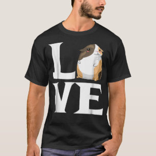Guinea Schweinefleisch LIEBE Niedlich Cavy Cavia L T-Shirt