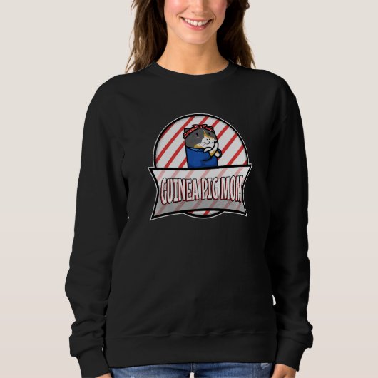 Guinea Schweinefleisch Mama 1 Sweatshirt (Vorderseite)
