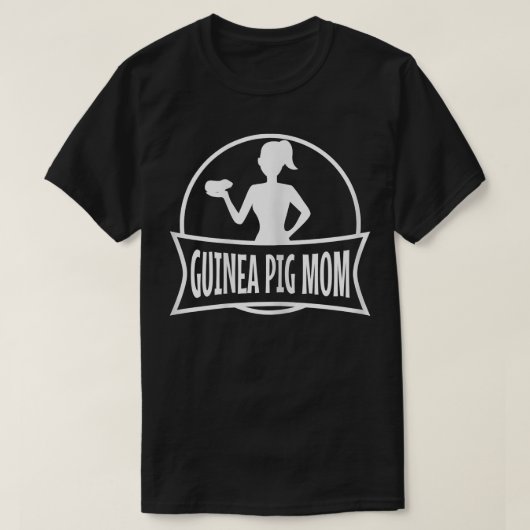 Guinea Schweinefleisch Mama 2225 T-Shirt (Design vorne)