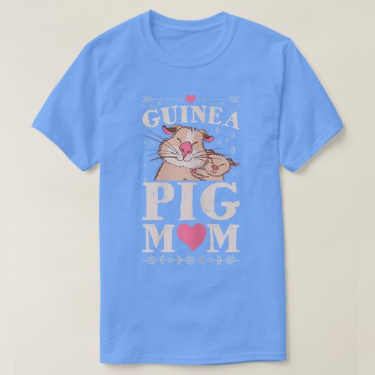 Guinea Schweinefleisch Mama 2233 T-Shirt (Design vorne)