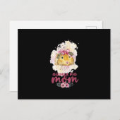 Guinea Schweinefleisch Mama Blumenkohl Tag und Wei Postkarte (Vorne/Hinten)