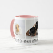 Guinea Schweinefleisch Mama FotoCollage Custom Tasse (Vorderseite Links)