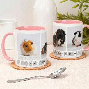Guinea Schweinefleisch Mama FotoCollage Custom Tasse