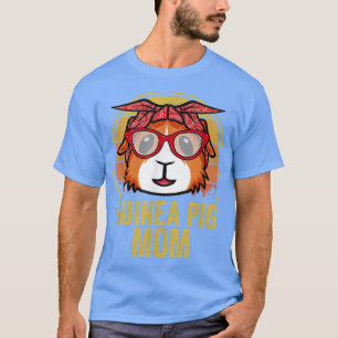 Guinea Schweinefleisch Mama gestört Retro Vintage  T-Shirt