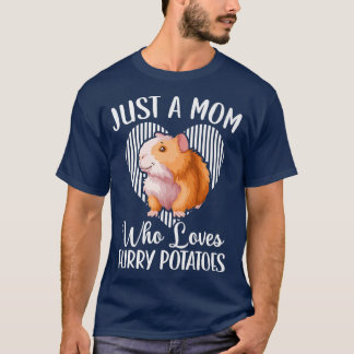 Guinea Schweinefleisch Mama Niedlich Cavy 441 T-Shirt