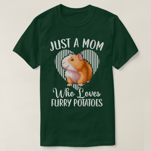 Guinea Schweinefleisch Mama Niedlich T-Shirt (Design vorne)
