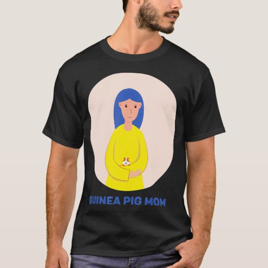 Guinea Schweinefleisch Mama T-Shirt (Vorderseite)