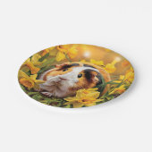 Guinea Schweinefleisch Pappteller (Schrägansicht)